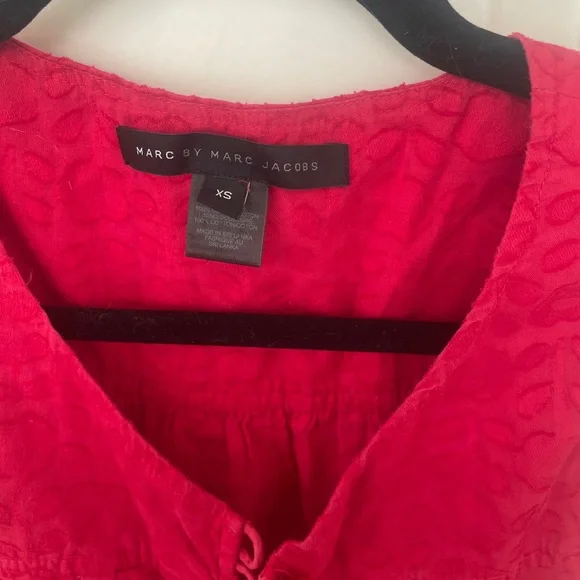 Marc Jacobs Red Sleeveless Tie Dress XS - Picture 4 of 5